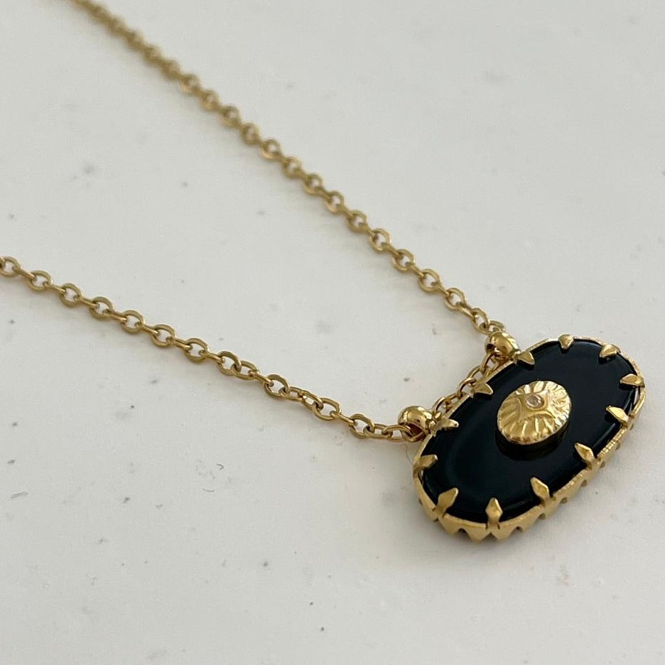Amelie Black Necklace