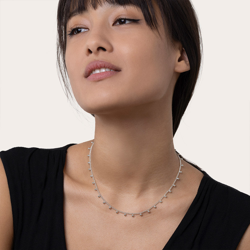 GIROCOLLO CATENA MICRO SFERE