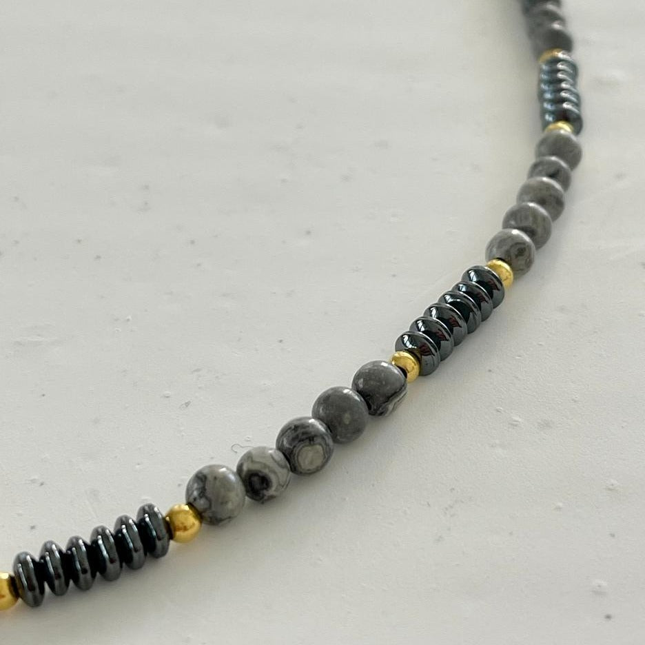 Soumi Grey Necklace
