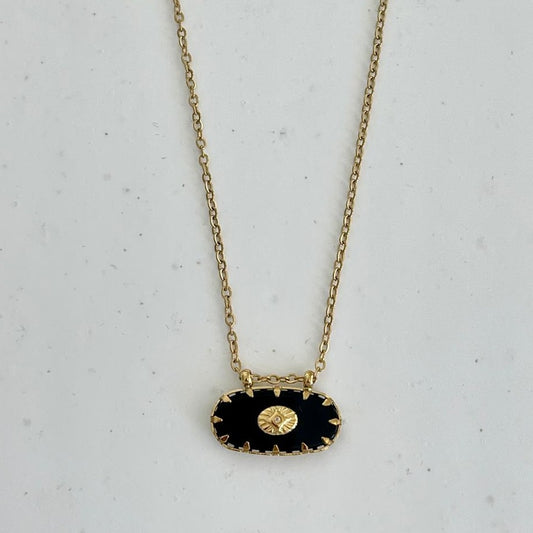 Amelie Black Necklace