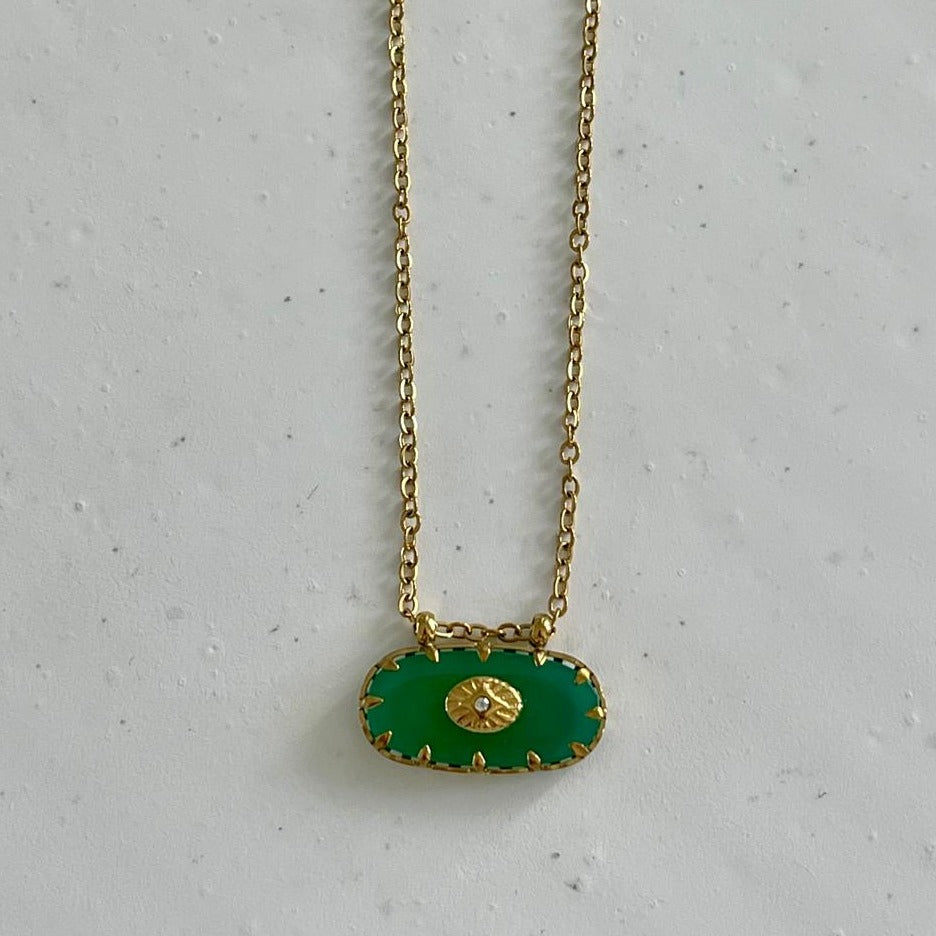 Amelie Green Necklace