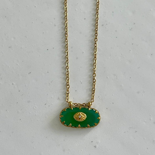 Amelie Green Necklace