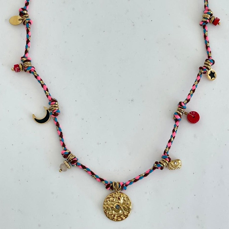 Aurian Pink Necklace