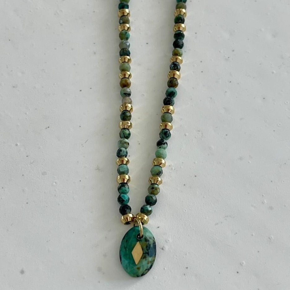 Green Thunder Necklace