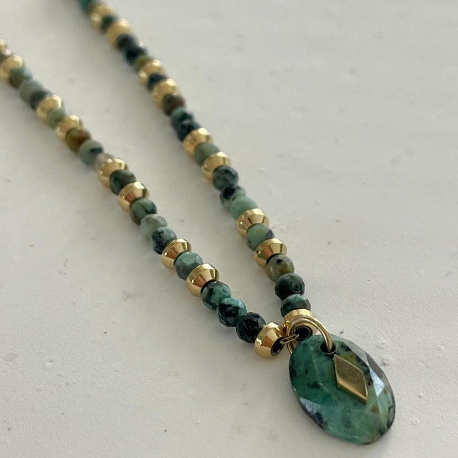 Green Thunder Necklace