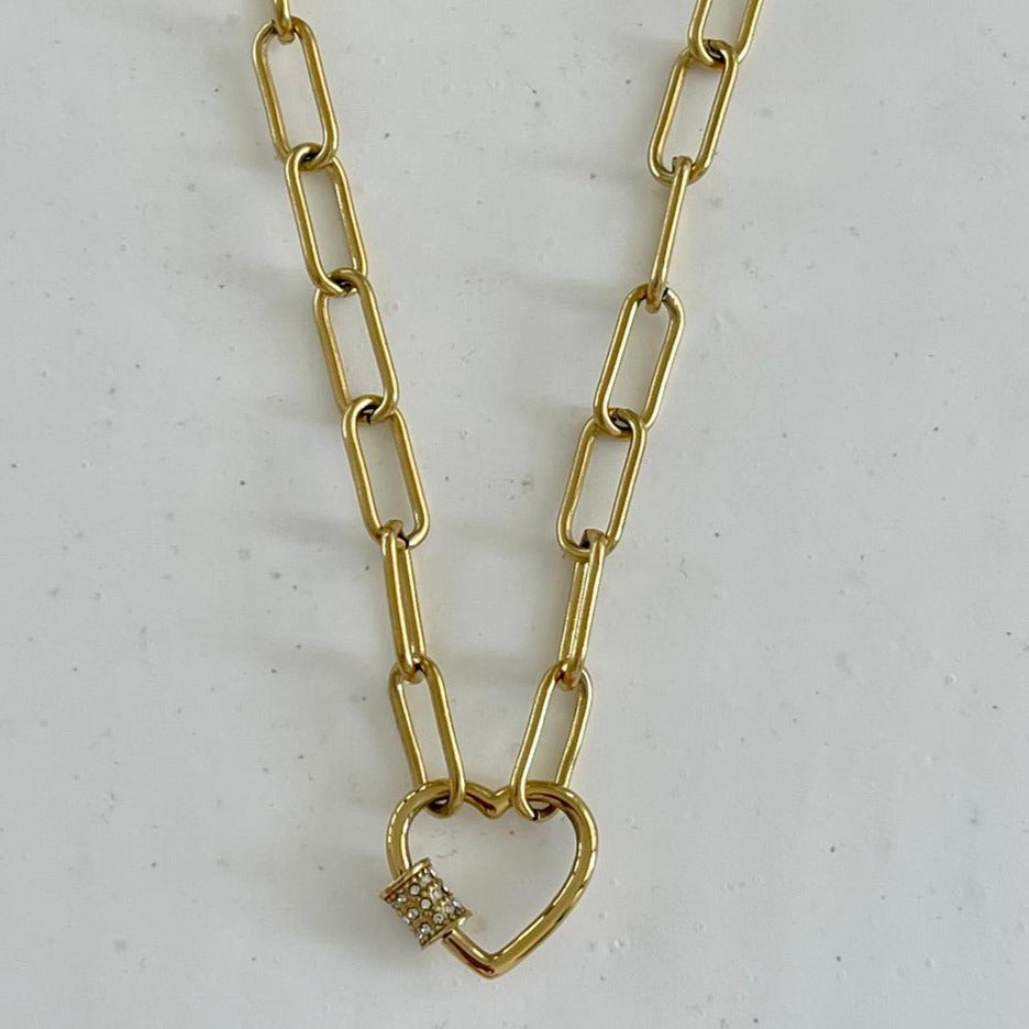 Locked Heart Necklace